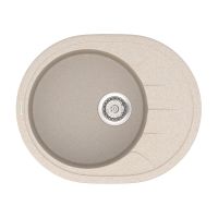 VANKOR Мойка врезная для кухни Sity оборотная beige (SMO 02.61)