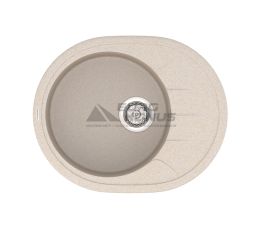 VANKOR Мойка врезная для кухни Sity оборотная beige (SMO 02.61)