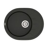 VANKOR Мойка врезная для кухни Sity оборотная black (SMO 02.61)