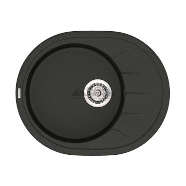 VANKOR Мойка врезная для кухни Sity оборотная black (SMO 02.61)
