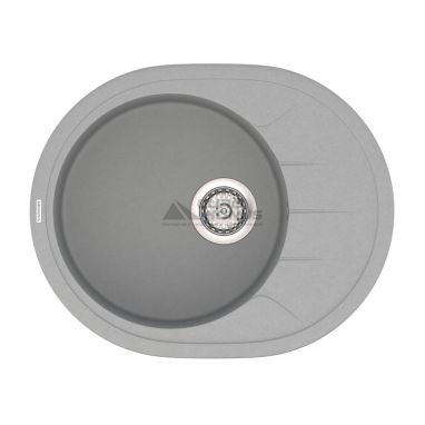 VANKOR Мойка врезная для кухни Sity оборотная gray (SMO 02.61)
