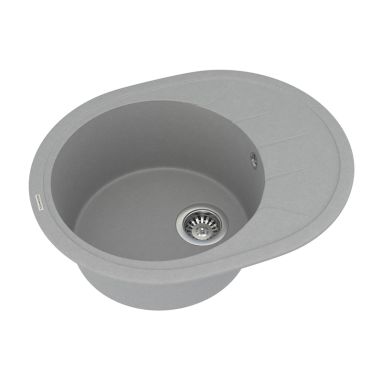 VANKOR Мойка врезная для кухни Sity оборотная gray (SMO 02.61)