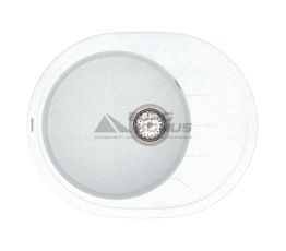 VANKOR Мойка врезная для кухни Sity оборотная White stone (SMO 02.61)