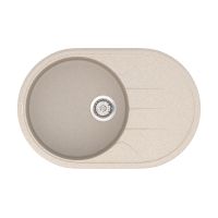 VANKOR Мойка врезная для кухни Sity оборотная beige (SMO 02.78)