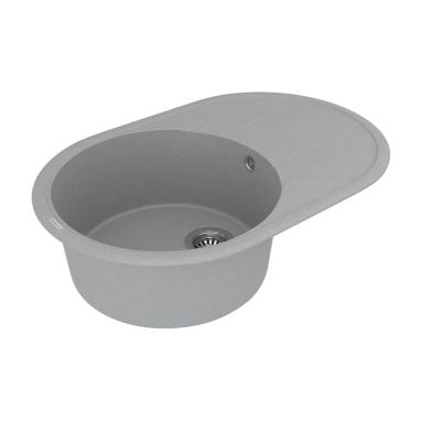 VANKOR Мойка врезная для кухни Sity оборотная gray (SMO 02.78)