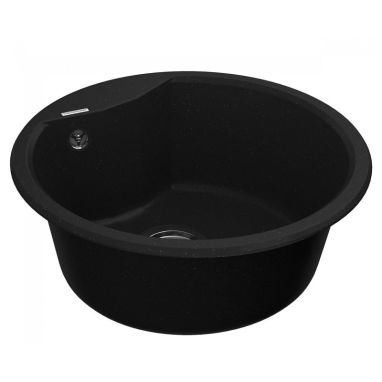 VANKOR Мойка врезная для кухни Vena без крыла black (VMR 01.48)