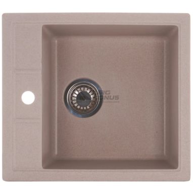 ZERIX Мойка врезная для кухни ZS-4651S-06 без крыла бежевый (ZX4565)