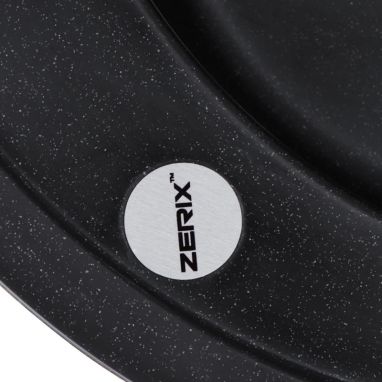 ZERIX Мойка врезная для кухни ZS-510R-03 без крыла черный (ZX4532)