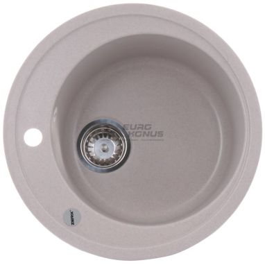 ZERIX Мойка врезная для кухни ZS-510R-06 без крыла бежевый (ZX4533)