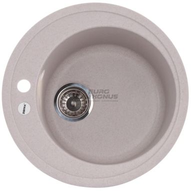 ZERIX Мойка врезная для кухни ZS-510R-07 без крыла мраморный (ZX4534)