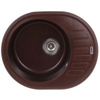 ZERIX Мойка врезная для кухни ZS-6250R-12 оборотная коричневый (ZX4552)