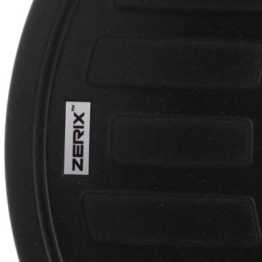 ZERIX Мойка врезная для кухни ZS-6250R-14 оборотная черный металлик (ZX4554)