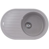 ZERIX Мойка врезная для кухни ZS-7750R-07 оборотная мраморный (ZX4558)