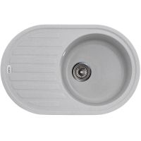 ZERIX Мойка врезная для кухни ZS-7750R-09 оборотная серый (ZX4559)