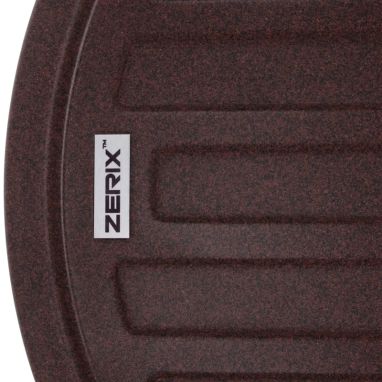 ZERIX Мойка врезная для кухни ZS-7750R-12 оборотная коричневый (ZX4560)