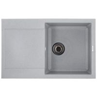 ZERIX Мойка врезная для кухни ZS-7950S-09 оборотная серый (ZX4583)