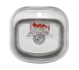 ZERIX Мийка врізна для кухні Z4947-08-180E Satin без крила матова