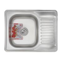 ZERIX Мойка врезная для кухни Z6350-06-160D Decor оборотная декор (ZM0562)