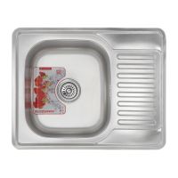 ZERIX Мойка врезная для кухни Z6350-08-180D Decor оборотная декор (ZM0564)