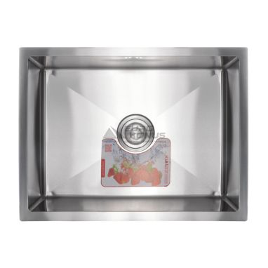 ZERIX Мойка врезная для кухни ZUS6045(1)-HM Satin без крыла матовая (ZM0570)