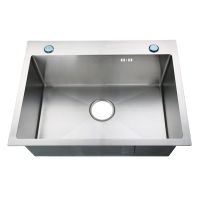 ZERIX Мойка врезная для кухни ZUS6045(2)-HM Satin без крыла матовая (ZM0571)