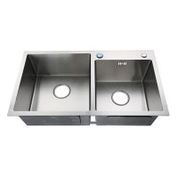 ZERIX Мойка врезная для кухни ZUS7843-HM Satin без крыла матовая (ZM0573)