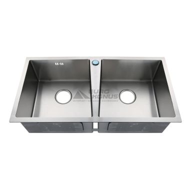ZERIX Мойка врезная для кухни ZUS8045-HM Satin без крыла матовая (ZM0574)