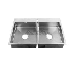 ZERIX Мийка врізна для кухні ZUS8350-HM Satin без крила матова