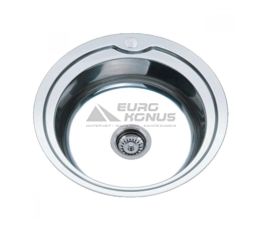 ZERIX Мийка врізна для кухні Z510-06-180D Decor без крила декор