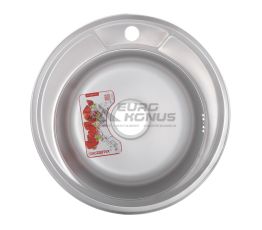 ZERIX Мийка врізна для кухні Z490-06-170P Polish без крила полірована