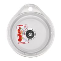 ZERIX Мойка врезная для кухни Z4843-06-160MD Micro Decor без крыла микродекор (ZS0567)
