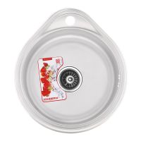 ZERIX Мойка врезная для кухни Z4843-08-180MD Micro Decor без крыла микродекор (ZS0568)
