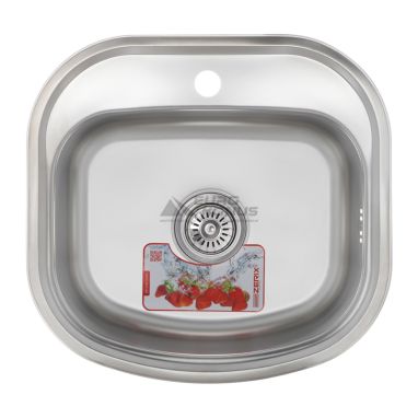 ZERIX Мойка врезная для кухни Z4947-08-180MD Micro Decor без крыла микродекор (ZS0569)