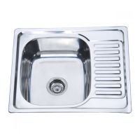 ZERIX Мойка врезная для кухни Z5848-08-180MD Micro Decor оборотная микродекор (ZS0571)