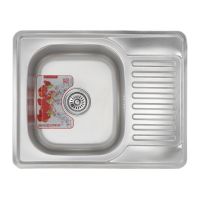 ZERIX Мойка врезная для кухни Z6350-08-180MD Micro Decor оборотная микродекор (ZS0572)
