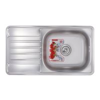 ZERIX Мойка врезная для кухни Z7642-08-180MD Micro Decor оборотная микродекор (ZS0573)