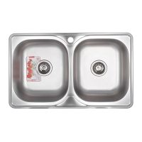 ZERIX Мойка врезная для кухни Z7848D-08-180MD Micro Decor без крыла микродекор (ZS0579)