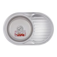 ZERIX Мойка врезная для кухни Z7750-08-180E Satin оборотная матовая (ZX1596)