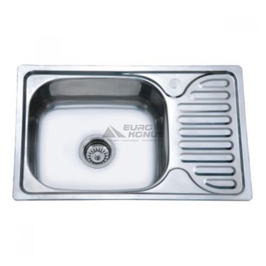 ZERIX Мойка врезная для кухни Z6642-08-180D Decor оборотная декор (ZX1601)