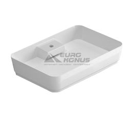 IDEVIT Умывальник накладной для ванной комнаты Slim Rectangle 6001-1405