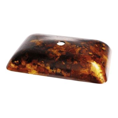 KRAUS Умывальник накладной для ванной комнаты Dark Amber GVR-410-RE-15 мм