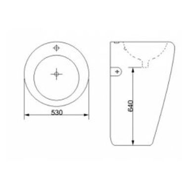 NEWARC Умывальник напольный Modern 3812B-M