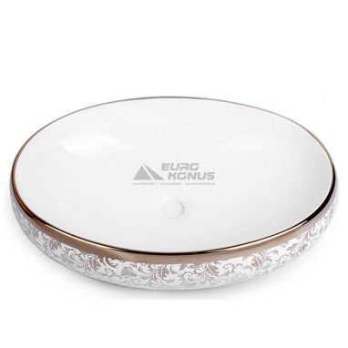 NEWARC Умывальник накладной для ванной комнаты Countertop 5015G-W