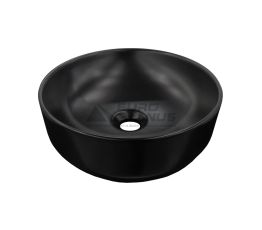 VOLLE Умывальник накладной для ванной комнаты 13-01MBlack-040