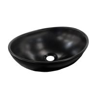 VOLLE Умывальник накладной для ванной комнаты 13-01MBlack-180