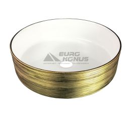 VOLLE Умывальник накладной для ванной комнаты (13-40-222G)