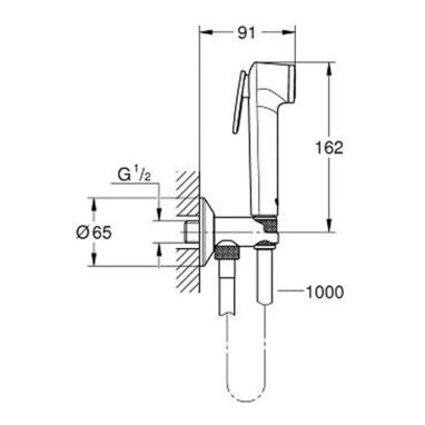 GROHE Гигиенический душ Tempesta-F Trigger Spray (26358000)