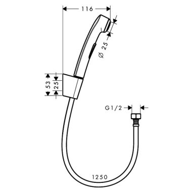 HANSGROHE Гигиенический душ (32129000)