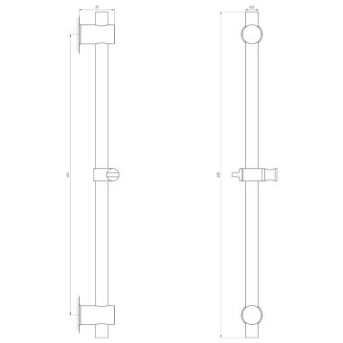 GLOBUS LUX Душевой гарнитур SUS-1107