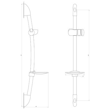 GLOBUS LUX Душевой гарнитур BL-106C